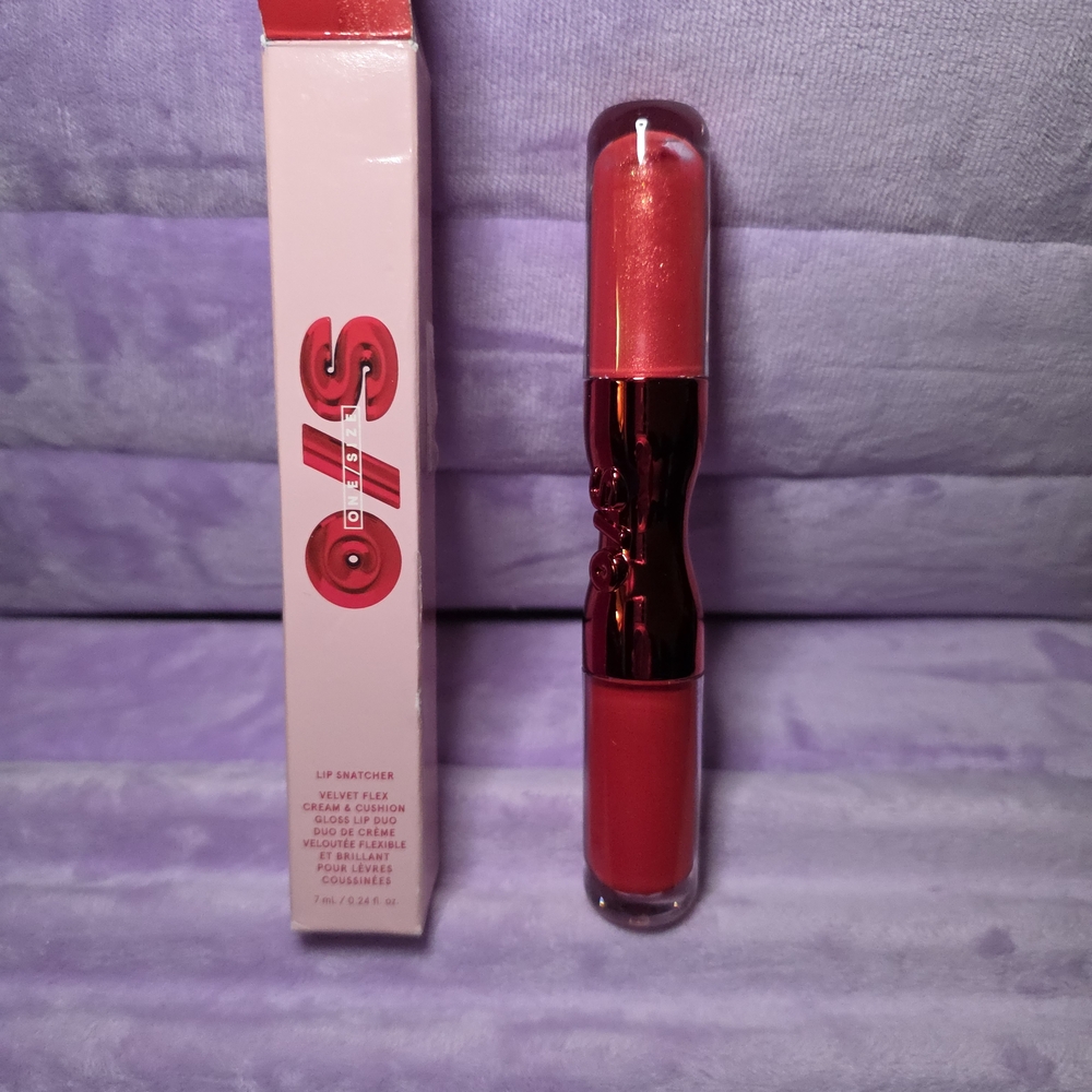 One Size Lip Snatcher Velvet Flex Cream & Cushion Gloss Dup No Speed Limit NIB